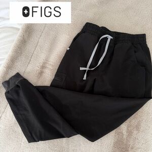 Figs Black Jogger Pants